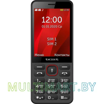 Мобильный телефон TeXet TM-309 (черный/красный)
